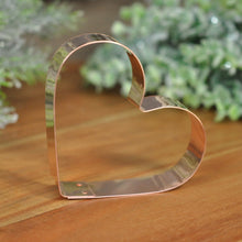 Load image into Gallery viewer, Heart Shaped Copper Cookie Cutter - Luxury Gift for Christmas
