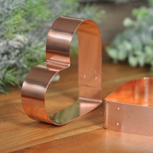 Load image into Gallery viewer, Heart Shaped Copper Cookie Cutter - Luxury Gift for Christmas
