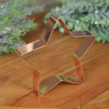 Load image into Gallery viewer, Star Shaped Copper Cookie Cutter - Luxury Gift for Him - Her
