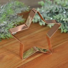 Load image into Gallery viewer, Star Shaped Copper Cookie Cutter - Luxury Gift for Him - Her
