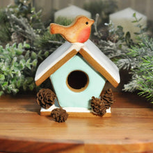 Load image into Gallery viewer, Small Gingerbread Bird House 5 Piece Copper Cookie Cutter Set - Luxury Gift
