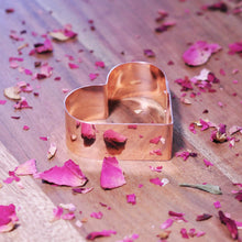 Load image into Gallery viewer, Small Heart Shaped Copper Cookie Cutter
