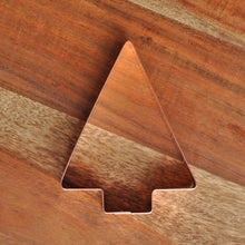 Load image into Gallery viewer, Simple Christmas Tree / Evergreen - Solid Copper Cookie Cutter
